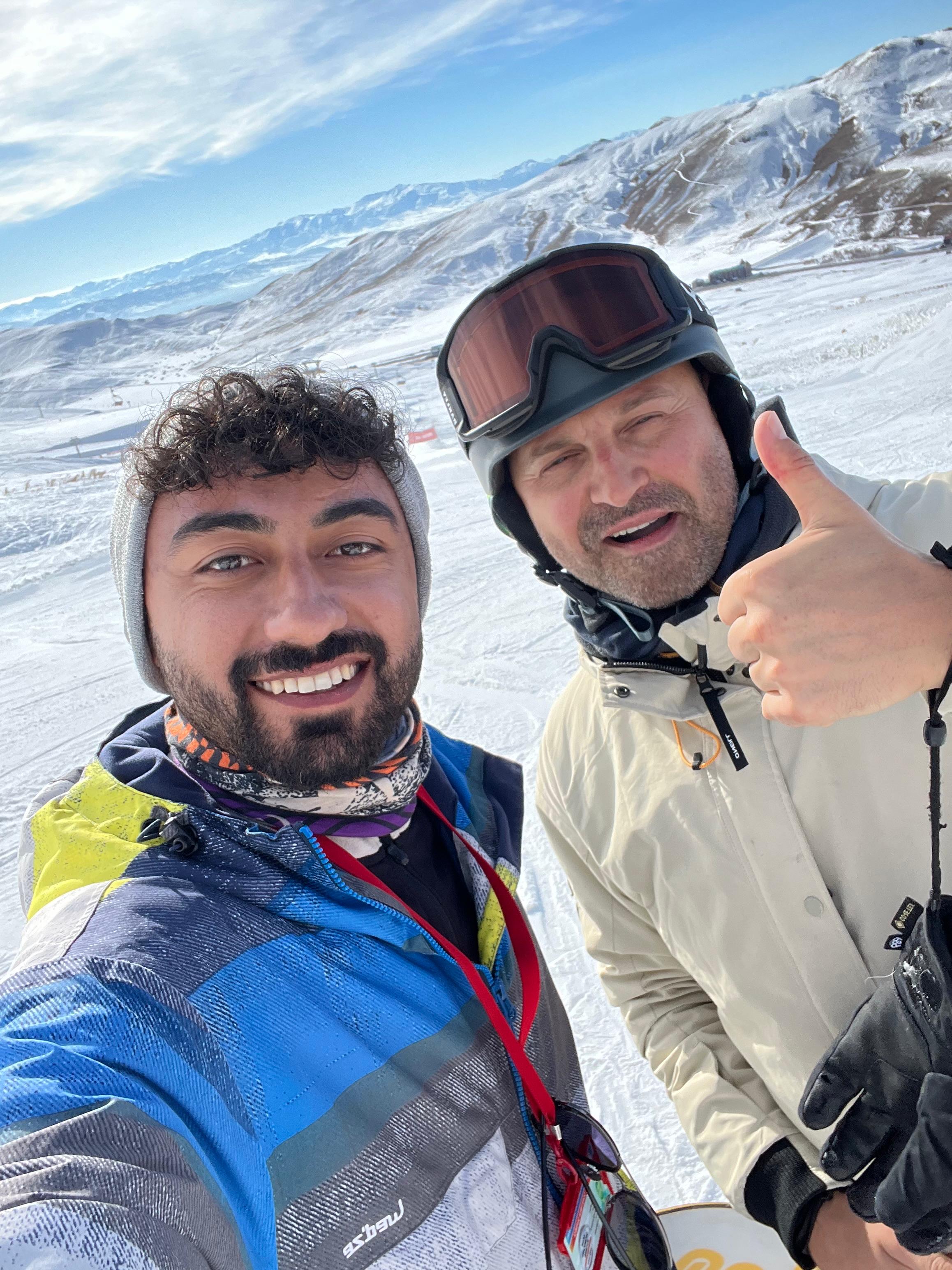 Erciyes Dağı Kayak Parkuru - Kayak Eğitimi Anları